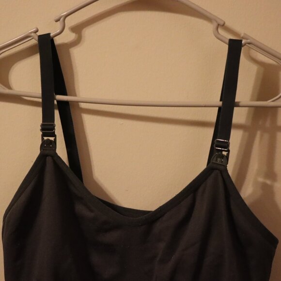 Grey nursing tank top, light used, some pilling discounted for this reason, L - Picture 4 of 5
